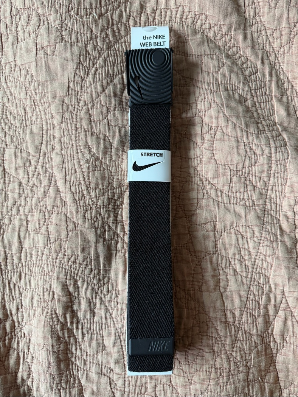 Nike Black Stretch Web Belt